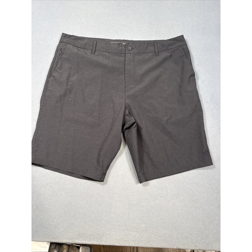 Hang Ten Shorts Mens Hybrid Walkshort Quick Dry 4-Way Stretch 10" Inseam 38 GRAY